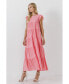 ფოტო #2 პროდუქტის Women's Tiered Maxi Dress