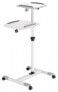 Фото #1 товара Manhattan Mobile Cart for Projectors and Laptops - Two Trays for Devices up to 10kg - Trays Tilt and Swivel - Height Adjustable - Grey/White - Lifetime Warranty - Multimedia cart - Grey - White - Notebook/Projector - 10 kg - -35 - 35° - 360°