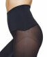 Women's Yoga Waistband Ribbed-Front Tights