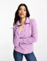 Columbia Glacial IV half zip in gumdrop purple