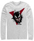 Фото #1 товара Marvel Men's Venom Big Face V Logo, Long Sleeve T-shirt