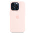 Фото #2 товара Apple iPhone 15 Pro Silicone Case with MagSafe - Pink, Cover, Apple, iPhone 15 Pro, 15.5 cm (6.1"), Pink