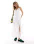 Фото #1 товара Daisy Street relaxed boho maxi dress in white broiderie