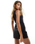 Фото #4 товара River Island asymmetric tank top in black