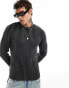 Фото #1 товара Weekday Morris slim v neck jumper in washed black