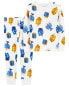 Фото #12 товара Toddler 2-Piece Hanukkah 100% Snug Fit Cotton Pajamas 2T