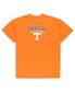 Men's Tennessee Orange, White Tennessee Volunteers Big and Tall 2-Pack T-shirt and Flannel Pants Set