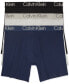Фото #1 товара Men's 3-Pack Ultra Soft Modern Modal Boxer Briefs Underwear