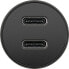 Goobay Dual-USB-C PD Auto Fast Charger Power Delivery black - 30W 12/24V suitable for