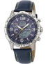 Фото #1 товара ETT EGT-11574-31L Mens Watch Solar Titan Radio-Controlled 43mm 10ATM