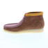 Фото #9 товара Clarks Wallabee Boot 26163074 Mens Brown Suede Lace Up Chukkas Boots