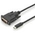 Фото #1 товара DIGITUS USB C To dvi cable 2 m