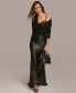 Фото #7 товара Кардиган для женщин DKNY Wrap Front Open Donna Karan