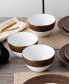 Фото #11 товара Tozan 4 Piece Cereal Bowl Set, Service for 4