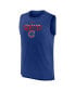 Фото #3 товара Men's Royal Chicago Cubs Knockout Stack Exceed Performance Muscle Tank Top