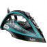 TEFAL Ultimate Pure FV9844 - Dry & Steam iron - Durilium Autoclean soleplate - 2.5 m - 250 g/min - Black - Blue - 60 g/min