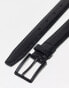 Фото #6 товара River Island smart pu belt in black