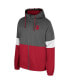 Men's Charcoal Indiana Hoosiers Miles Full-Zip Jacket