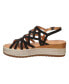 ფოტო #5 პროდუქტის Women's Zip-Italy Wedge Sandals