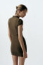 Фото #5 товара Платье мини с карманами ZARA