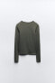 Long sleeve polyamide t-shirt