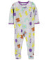 Фото #5 товара Toddler 1-Piece Graphic Loose Fit Footie Pajamas 4T