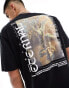 Фото #8 товара ASOS DESIGN oversized t-shirt in black with back renaissance print