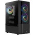 Aerocool Quantum v3 Midi-Tower, RGB, Tempered Glass - schwarz