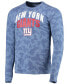 Фото #4 товара Men's Royal New York Giants Camo Performance Long Sleeve T-shirt