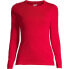 Фото #3 товара Plus Size Cotton Rib Long Sleeve Crewneck T-Shirt