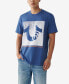 Фото #3 товара Men's Short Sleeve Distressed Registered Horseshoe T-shirt