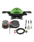 Фото #1 товара Q 1200 Gas Grill (Green) With Adapter Hose, Thermometer And Tool