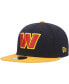 Фото #3 товара Men's Navy and Gold Washington Commanders 59FIFTY Fitted Hat