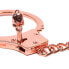 Фото #11 товара Наручники LATETOBED BDSM LINE Rose Gold Color Cuffs с ключами в форме черепа