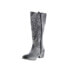 Фото #7 товара Roan by Bed Stu Ellia F858034 Womens Black Leather Zipper Knee High Boots