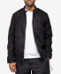 ფოტო #5 პროდუქტის Men's Quilted Sleeves with Faux Shearling Lining Faux Suede Jacket