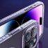 Фото #12 товара Чехол для iPhone 14 Plus Kingxbar Ice Crystal Series в розово-синем цвете