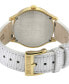 ფოტო #3 პროდუქტის Women's Morcote Swiss Quartz White Leather Watch 36mm