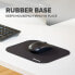 Fellowes Premium Mousepad - Black - Black - Monochromatic - Polyester - Rubber