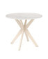 Фото #1 товара 36-Inch Mid Century Modern Kitchen Table with Faux Marble Tabletop and Solid Rubber Wood Legs