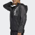 Фото #4 товара adidas neo 字母印花训练运动连帽夹克外套 男款 黑色 / Куртка Adidas NEO Trendy_Clothing FL0173