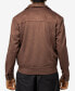 Фото #2 товара Men's Faux Suede Button Down Jacket