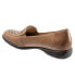 Фото #5 товара Trotters Jenn Laser T1613-220 Womens Brown Wide Leather Loafer Flats Shoes 6
