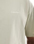 Calvin Klein modern cotton lounge t shirt in beige grey grau, L - W36-39 - фото #3