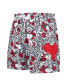 Men's White Peanuts Snoopy Loves Flowers Shorts