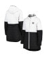 ფოტო #1 პროდუქტის Women's White, Black Las Vegas Raiders Willow Quilted Hoodie Full-Zip Jacket