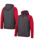 Фото #1 товара Men's Charcoal, Red Wisconsin Badgers Good On You Raglan Full-Zip Jacket
