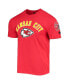 Фото #3 товара Men's Red Kansas City Chiefs Pro Team T-shirt