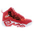 Fila MB Night Walk 1BM01747-611 Mens Red Leather Athletic Basketball Shoes