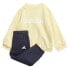 ADIDAS Essentials Lineage infant set Almost Yellow / White, 6-9 месяцев - фото #2